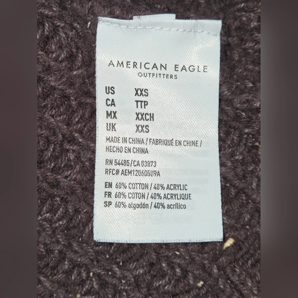 American Eagle Women's Brown Sweater - Picture 8 of 9
